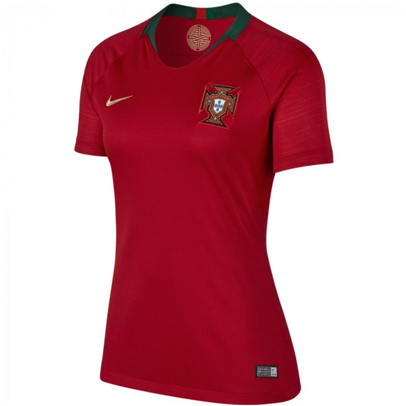 Nike Women's Portugal 18/19 Home Jersey Gym Red