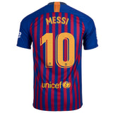 Nike Men's FC Barcelona 18/19 Messi Home Jersey Deep Royal/University Gold