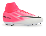 Nike Kids MercurialX Victory VI Dynamic Fit FG Racer Pink/Black/White