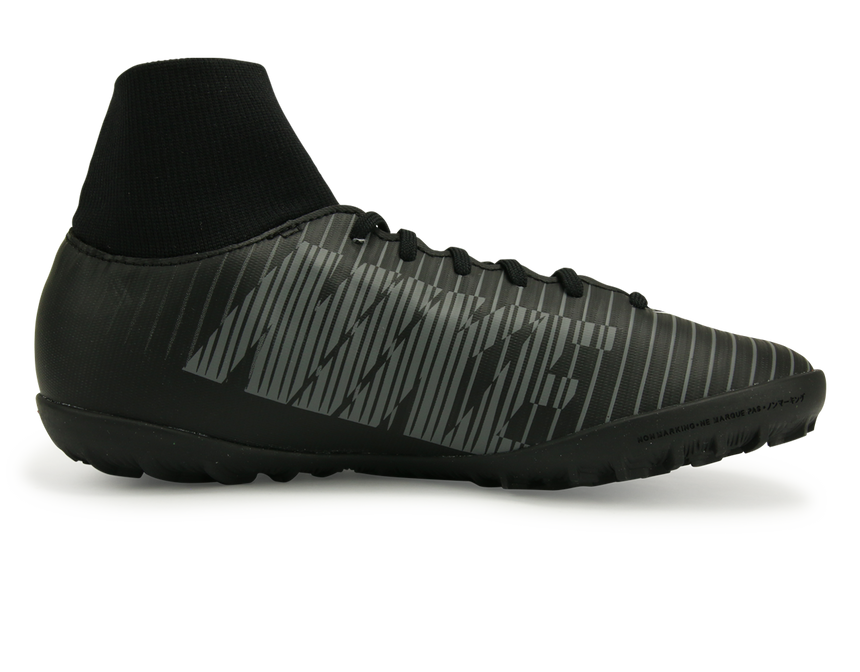 Nike Kids MercurialX Victory VI Dynamic Fit Turf Soccer Shoes Black/White/Dark Grey