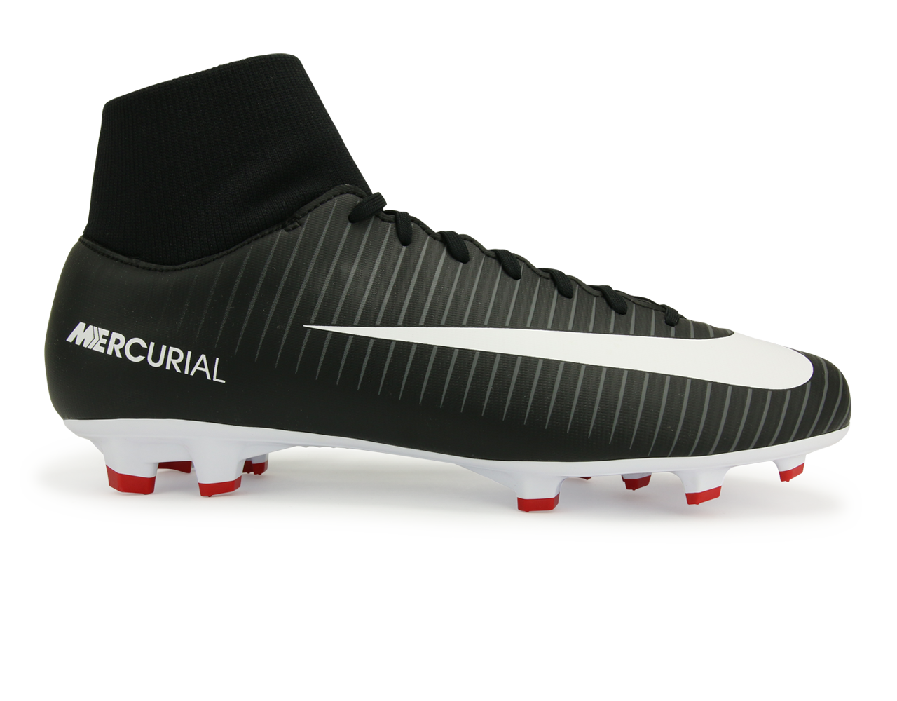 trabajo duro Tener cuidado demostración Nike Men's Mercurial Victory VI Dynamic Fit FG Black/White/Dark Grey –  Azteca Soccer