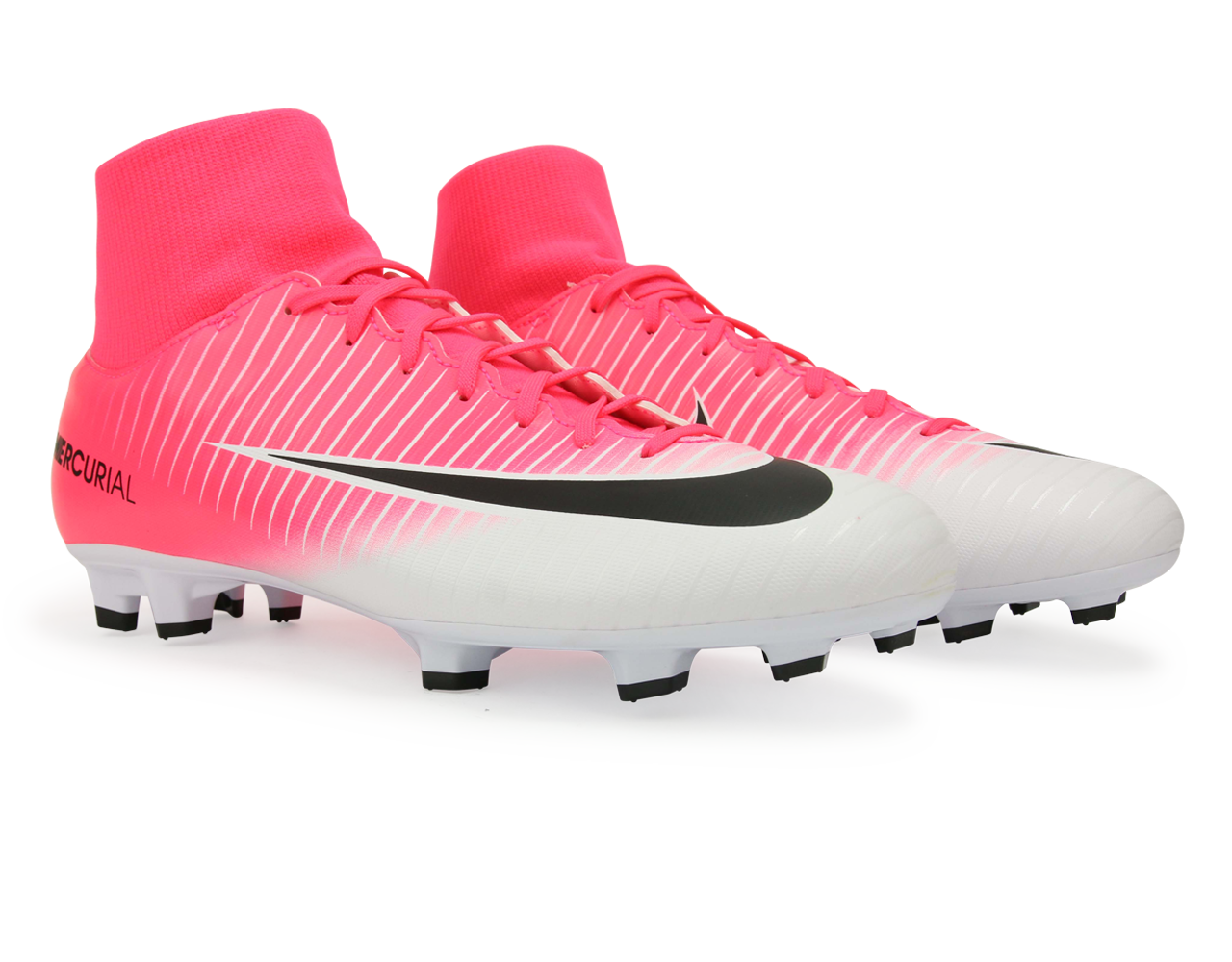 definido Plantación harto Nike Men's Mercurial Victory VI Dynamic Fit FG Racer Pink/Black/White –  Azteca Soccer
