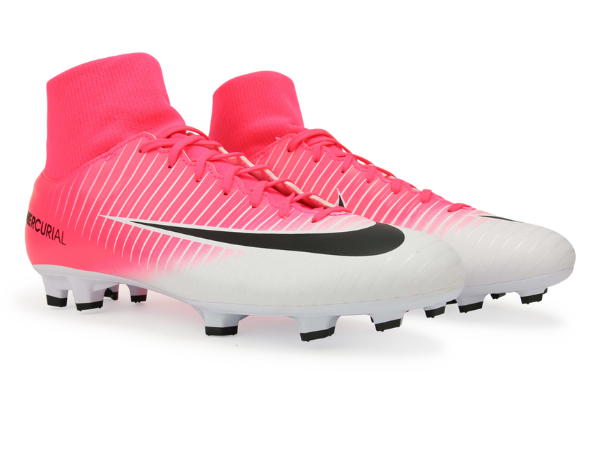 Nike Men's Mercurial Victory VI Dynamic Fit FG Racer Pink/Black/White