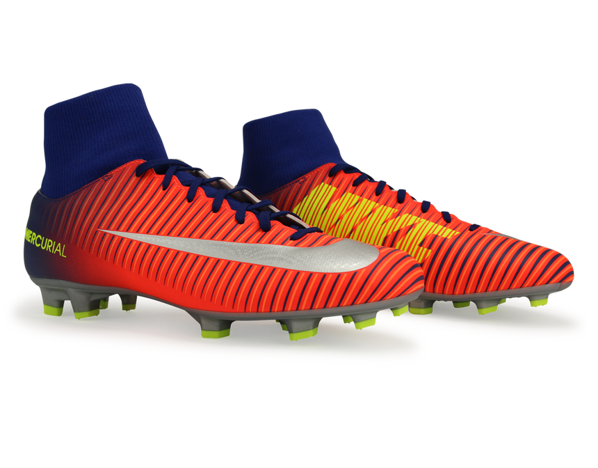 Nike Men's Mercurial Victory VI Dynamic Fit FG Deep Royal Blue/Chrome/Total Crimson