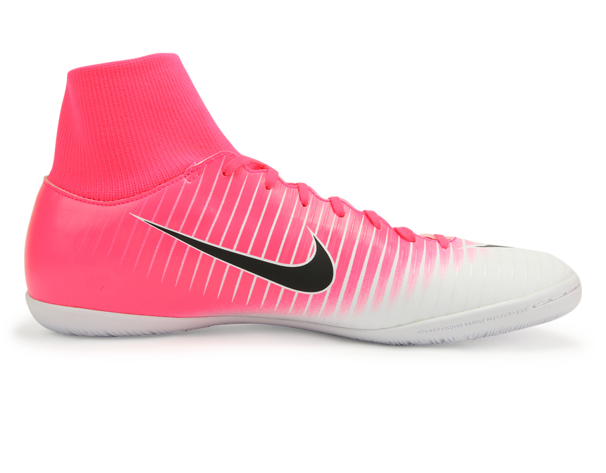 Nike Men's MercurialX Victory VI Dynamic Fit Indoor Soccer Shoes Racer Pink/Black/White