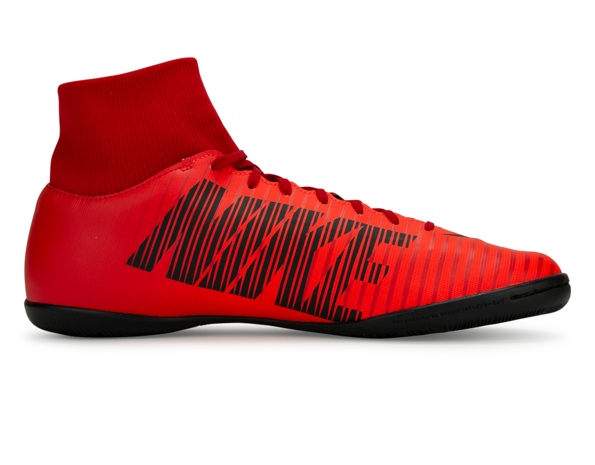 Nike Men's MercurialX Victory VI DF Indoor Soccer Shoes  University Red/Black