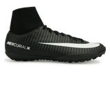 Nike Men's MercurialX Victory VI Dynamic Fit Turf Soccer Shoes Black/White/Dark Grey