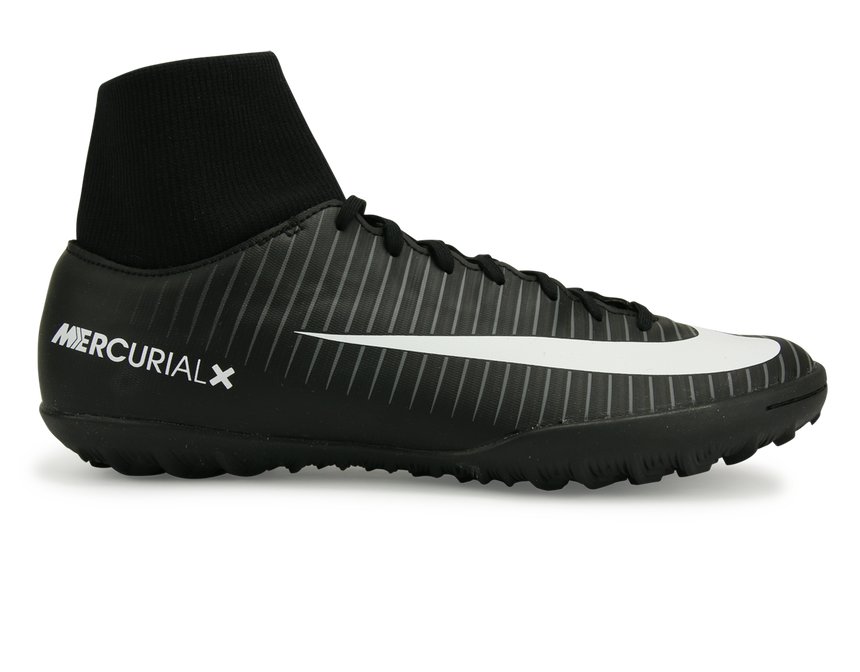 Nike Men's MercurialX Victory VI Dynamic Fit Turf Soccer Shoes Black/White/Dark Grey