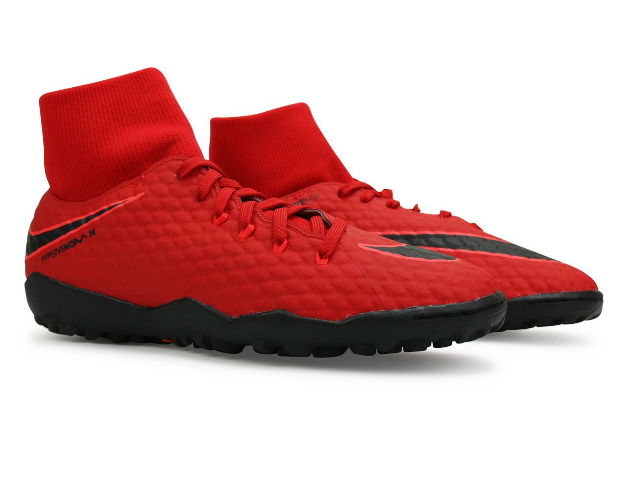 Nike Men's Hypervenom X Phelon 3 DF Turf Shoes University Red Nike Men's Hypervenom X Phelon 3 DF Turf Shoes University Red