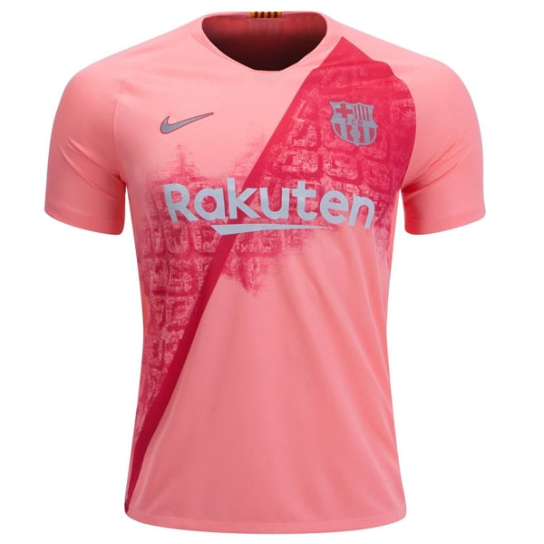 Nike Men's FC Barcelona 18/19 Third Jersey Light Atomic Pink/Silver