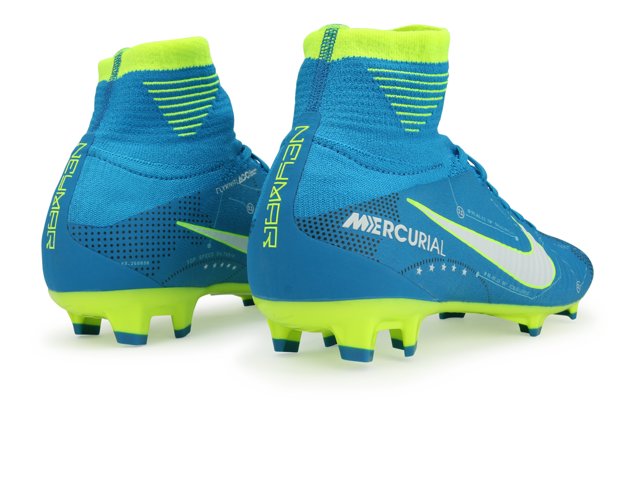 Nike Kids Mercurial Superfly DF Neymar Jr FG Blue Orbit/White