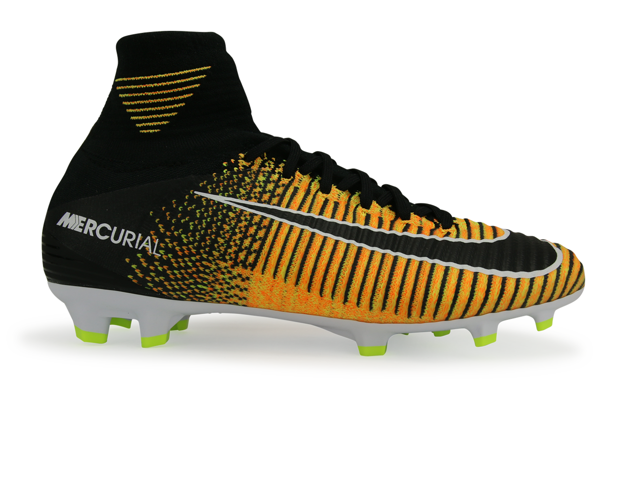 Nike mercurial superfly orange top and black