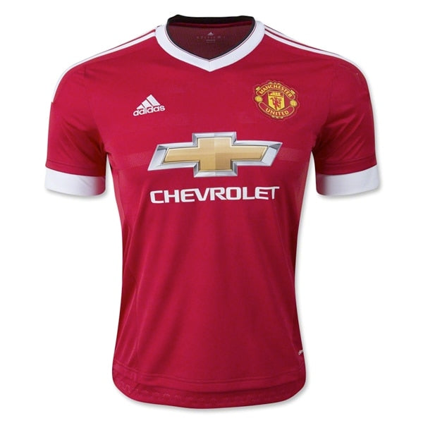 adidas Youth Manchester United 15/16 Home Jersey Risk Red/Black/White