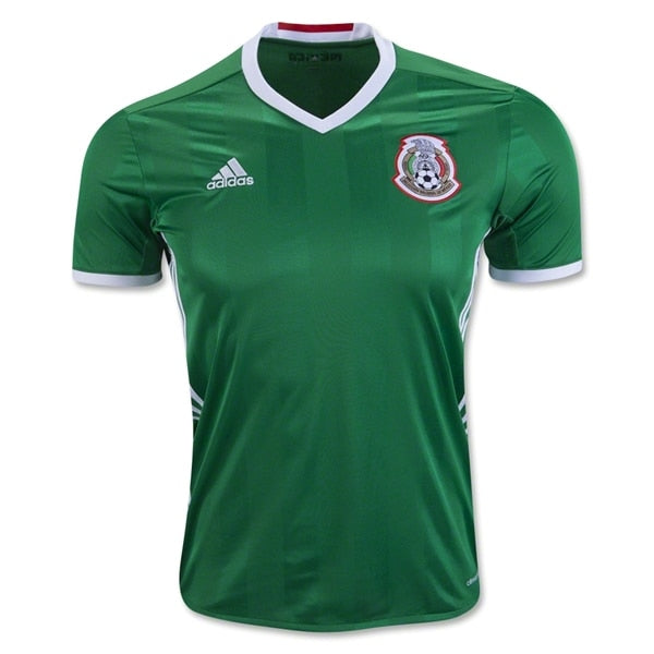 adidas Kids Mexico 16/17 Home Jersey Green/Red/White