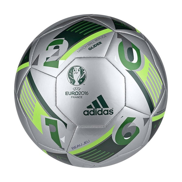 siga adelante taquigrafía Ordenador portátil adidas Euro16 Glider Ball Silver Metalic/Solar Green – Azteca Soccer