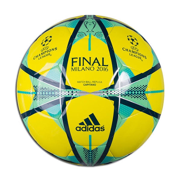 adidas Final Milano Capitano Ball Yellow/Teal Azteca Soccer