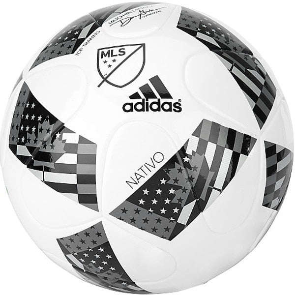 adidas Nativo 16 Glider MLS Replica Match Soccer Ball  White/Black