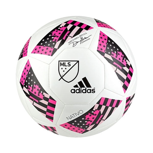 adidas 16 MLS Glider Ball White/Shock Pink/Black