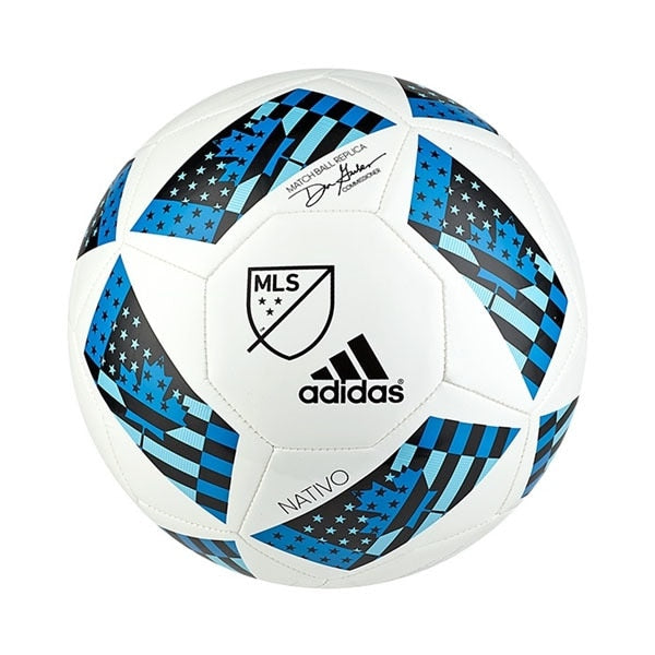 adidas 16 MLS Glider Ball White/Shock Blue/Black