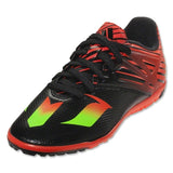 adidas Kids Messi 15.3 Turf Soccer Shoes Core Black/Neon Green/Infrared