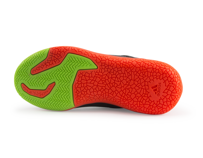 adidas Kids Messi 15.3 Indoor Soccer Shoes Core Black/Neon Green/Infrared