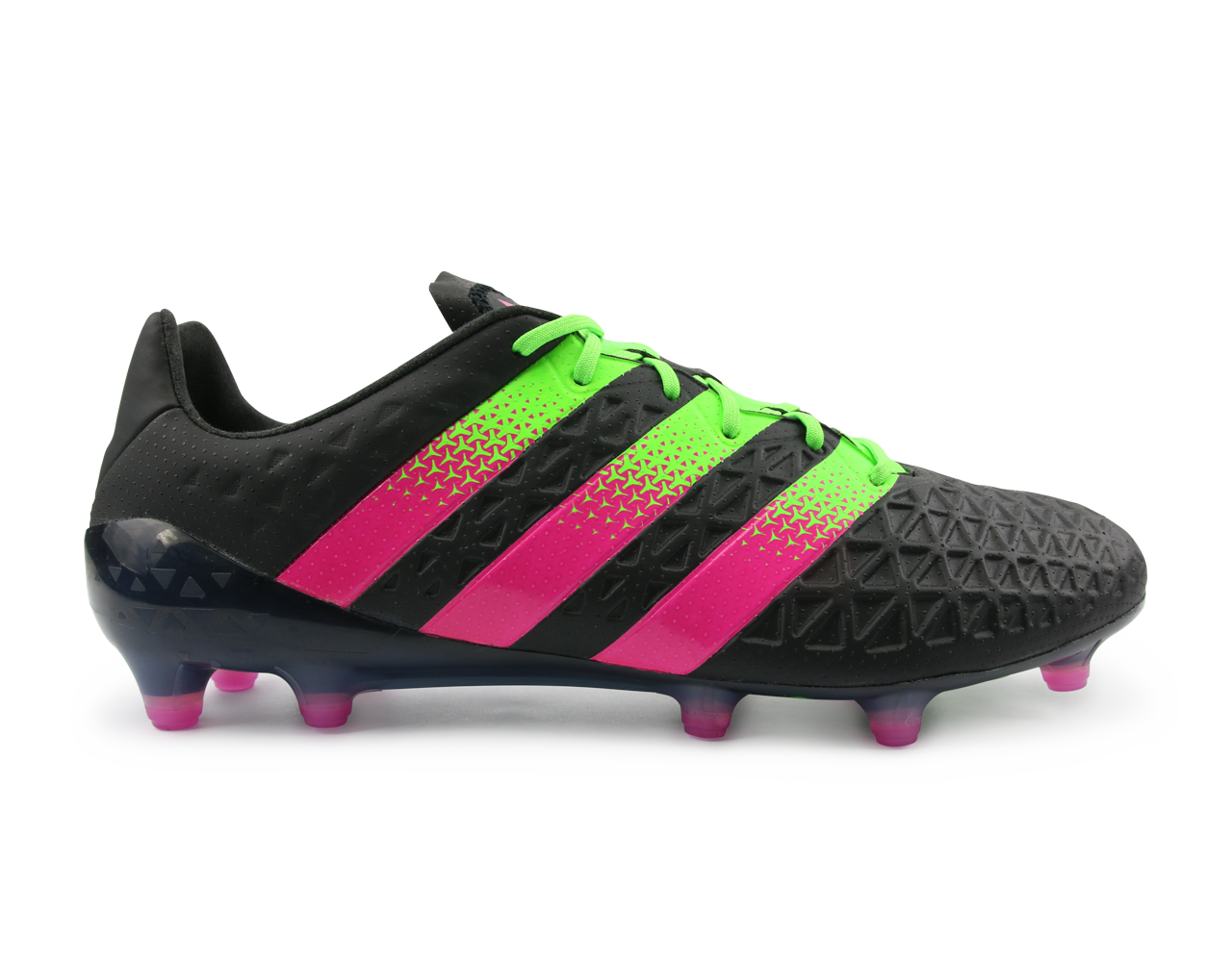 mostaza propietario Malentendido adidas Men's ACE 16.1 FG/AG Black/Solar Green/Shock Pink – Azteca Soccer