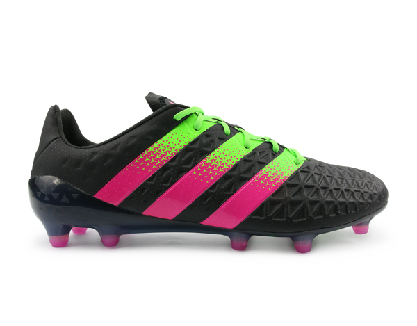muziek dichtheid vertegenwoordiger adidas Men's ACE 16.1 FG/AG Black/Solar Green/Shock Pink – Azteca Soccer