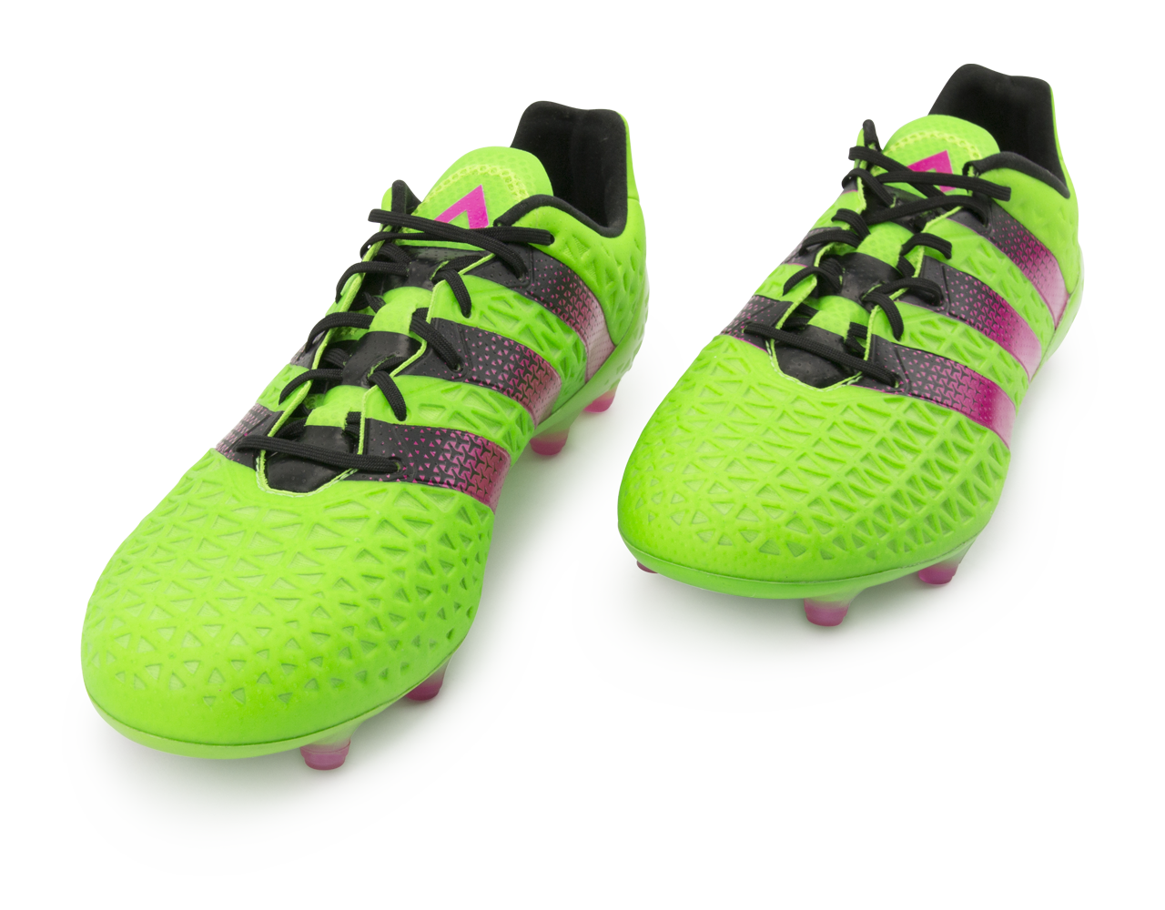 adidas Men's ACE 16.1 FG/AG Solar Green/Shock Pink/Black
