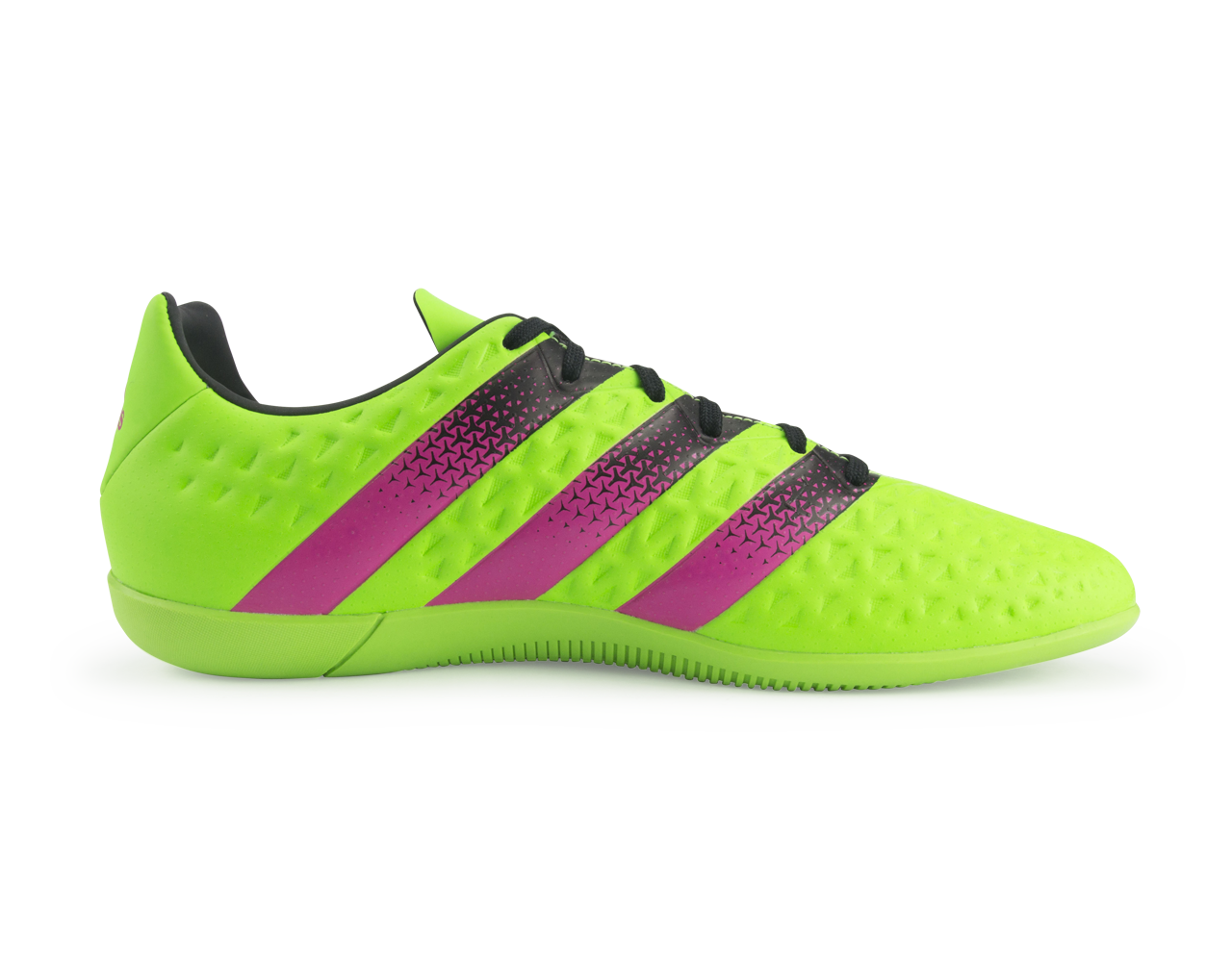 adidas Men s ACE 15.3 Indoor Soccer Shoes Solar Green Shock Pink Black 7