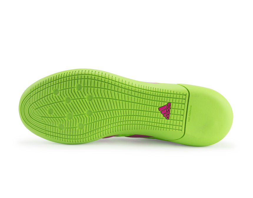 adidas Men's ACE 15.3 Indoor Soccer Shoes Solar Green/Shock Pink/Black