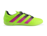 adidas Men's ACE 15.3 Indoor Soccer Shoes Solar Green/Shock Pink/Black