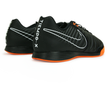 Nike Men's Tiempo LegendX 7 Academy Indoor Soccer Shoes Black/Total Orange