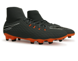 Nike Men's Hypervenom Phantom 3 Acaemy DF FG Dark Grey/Total Orange/White
