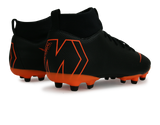 Nike Kid's Mercurial Superfly 6 Academy GS FG/MG Black/Total Orange