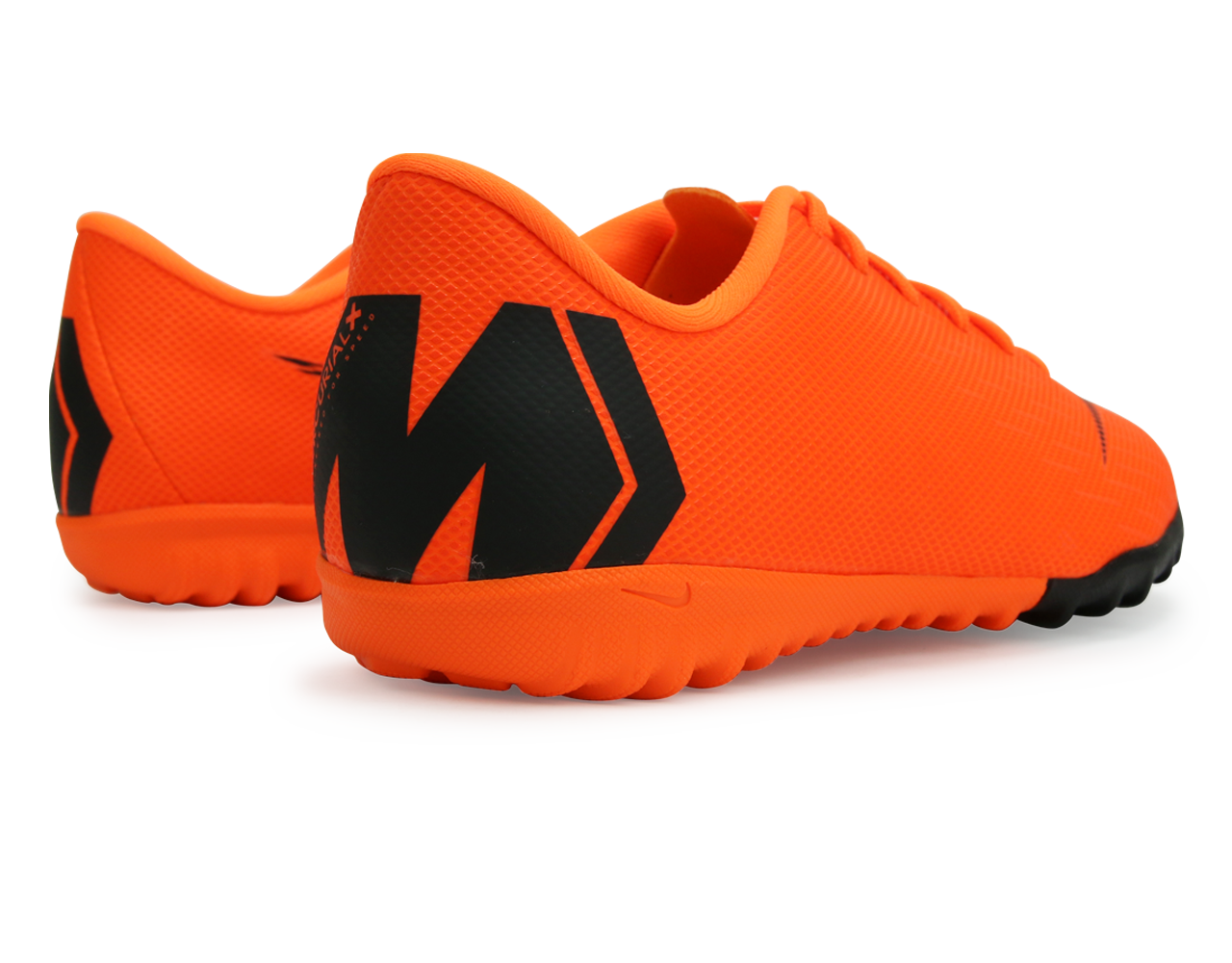 Nike Kids Mercurial VaporX 12 Academy GS Turf Soccer Shoes Total Orange/Black