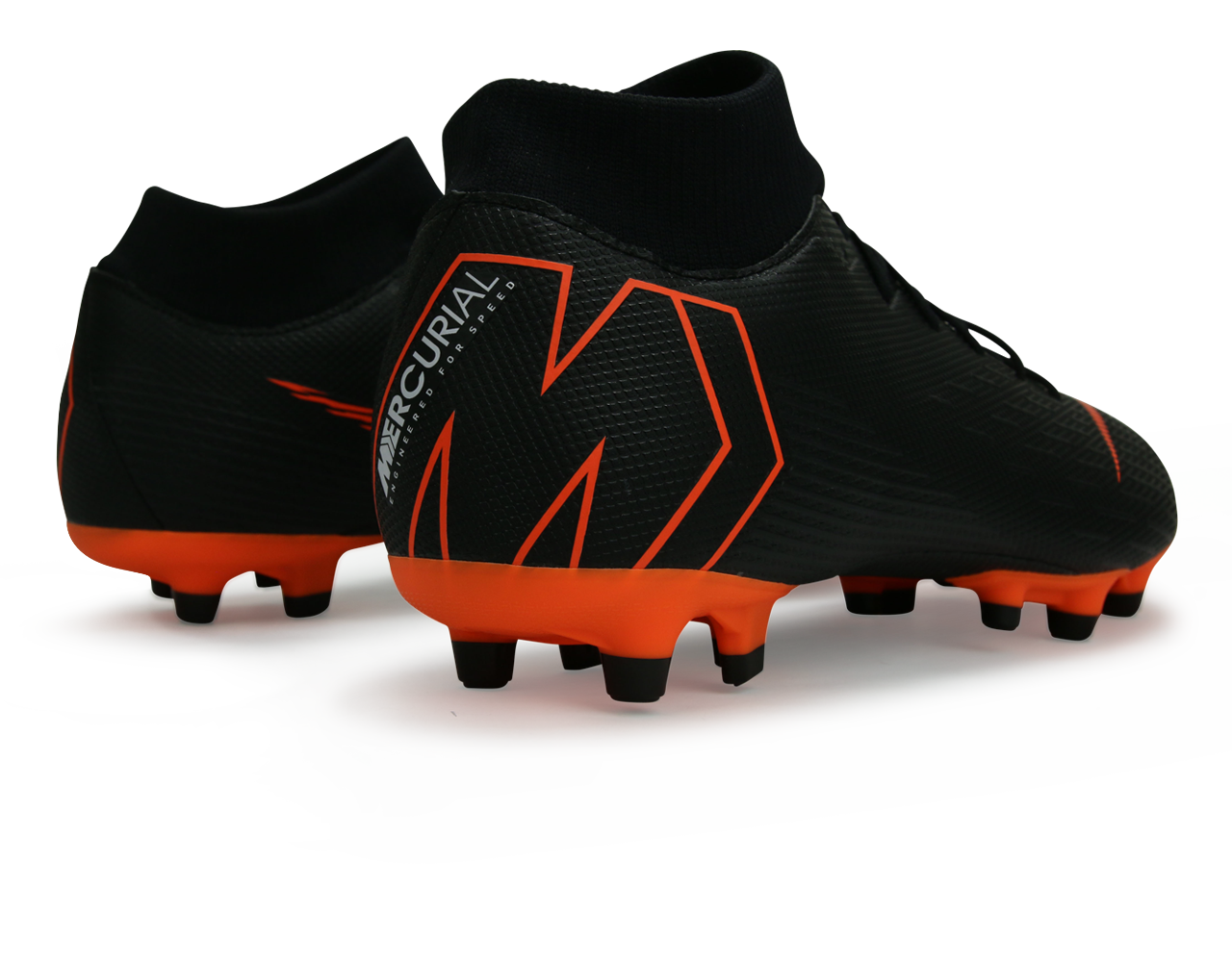 Nike Men's Mercurial Superfly Academy FG/MG Black/Total Orange – Azteca Soccer