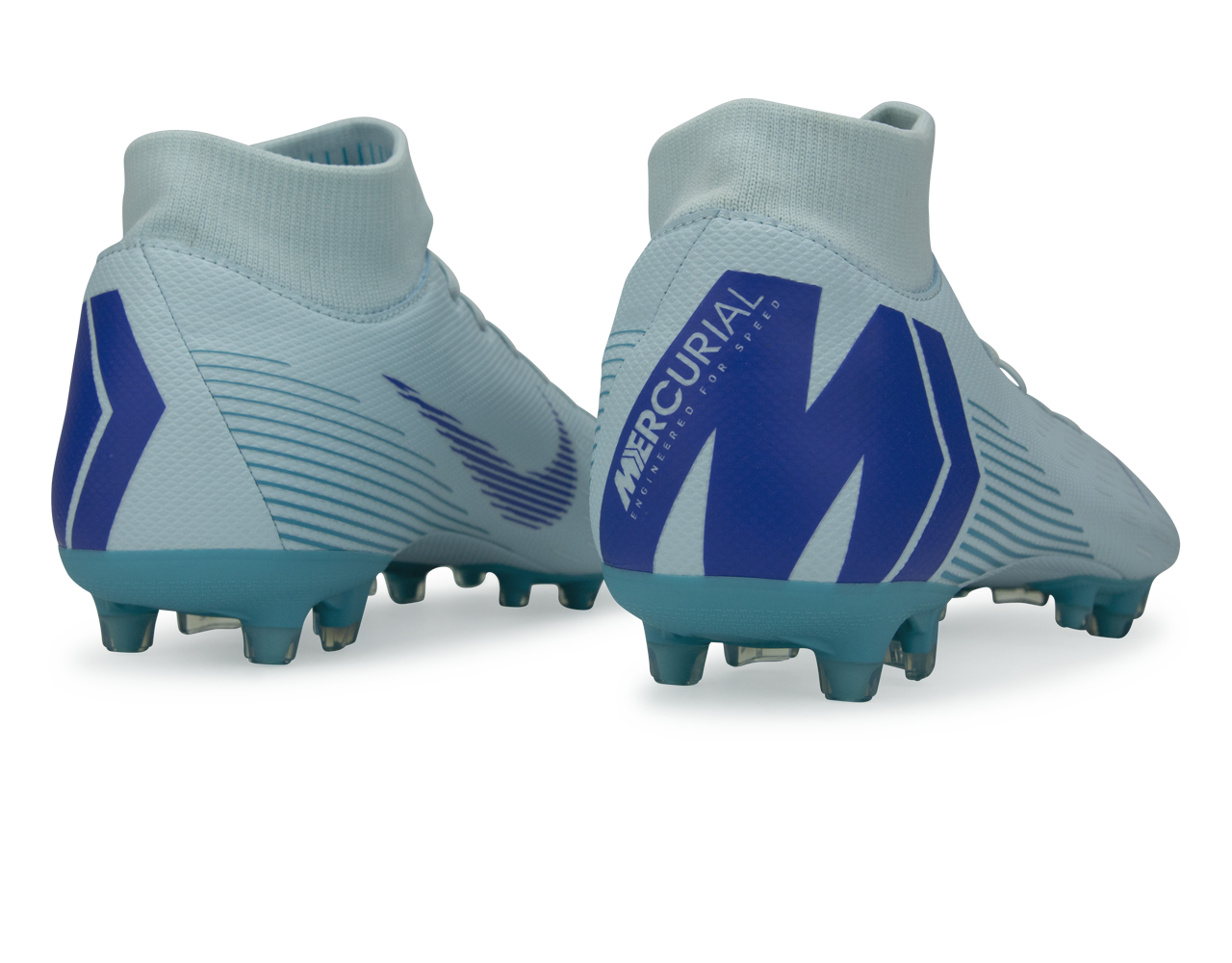 Nike mercurial superfly 6 club mg soccer cleats (glacier blue) Clearance