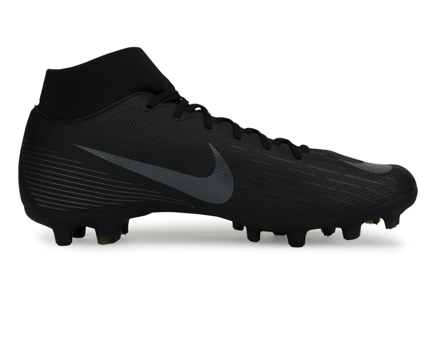 Nike Men's Mercurial Superfly 6 Academy FG/MG Black/Black