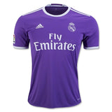 adidas Men's Real Madrid 16/17 Away Jersey Ray Purple/Crystal White
