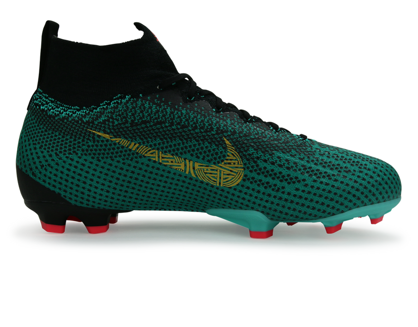 Nike Kids Superfly 6 CR7 Elite FG Clear Jade/Black/Hyper Turquoise