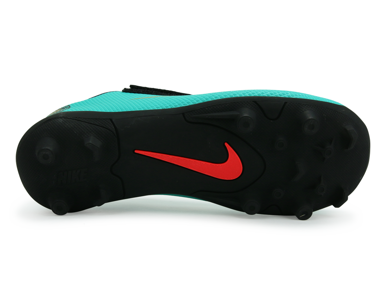 Nike Kids Mercurial Vapor 12 Club PS CR7 FG MG Clear Jade Black
