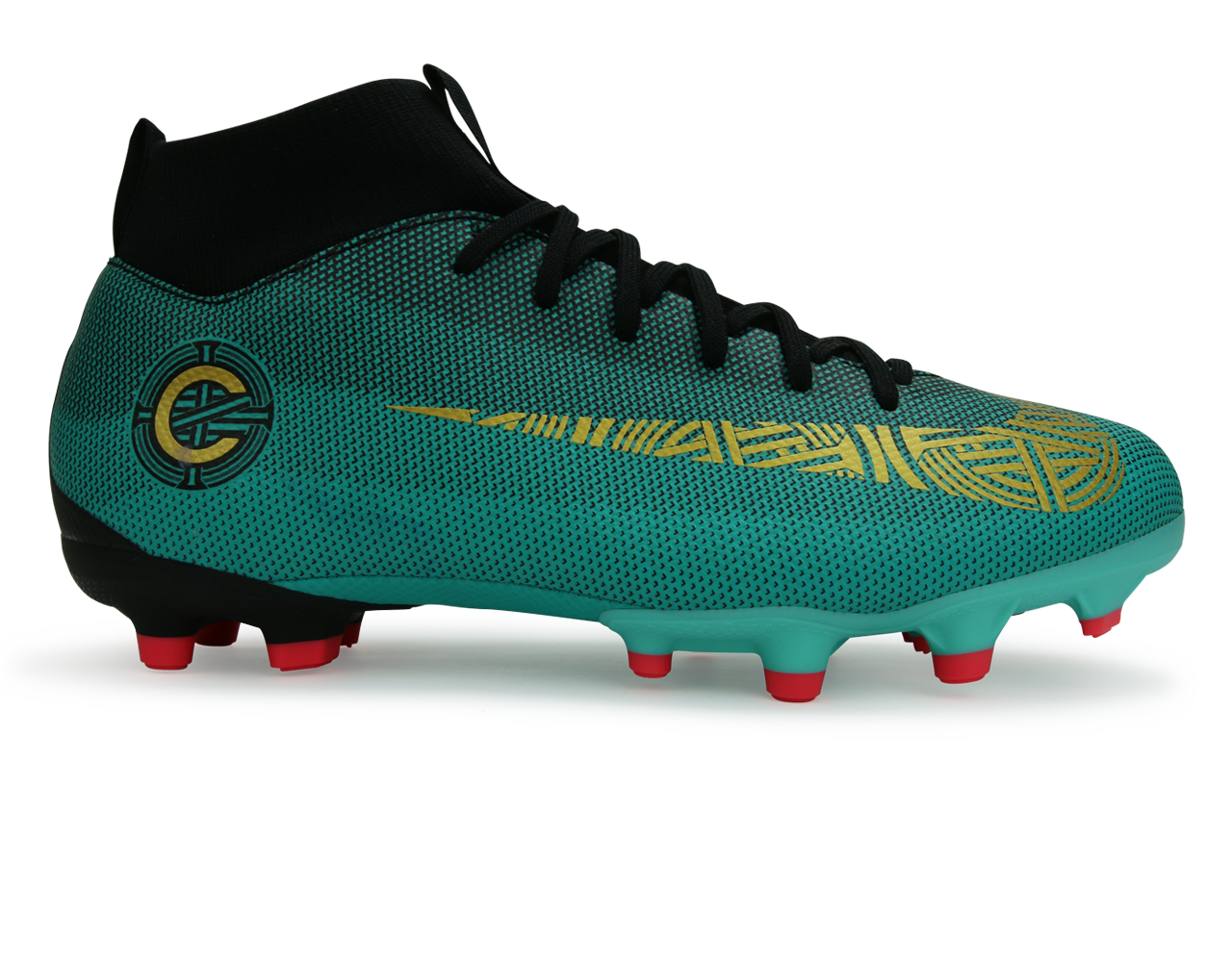 Nike Kids Superfly 6 Academy GS CR7 FG/MG Clear Jade/Black/Hyper Turquoise