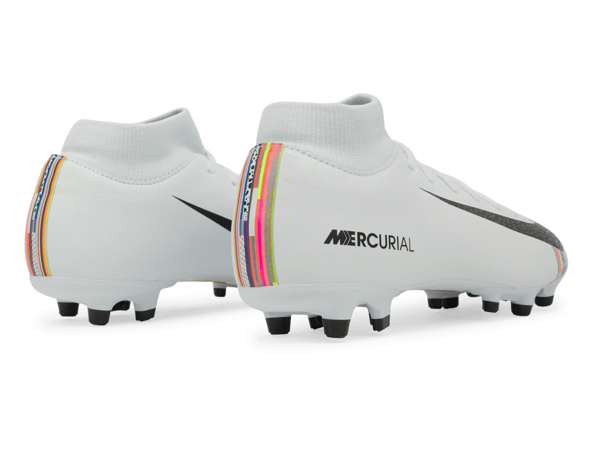 Nike Men's Mercurial Superfly 6 Academy CR7 MG White/Black/Pure Platinum
