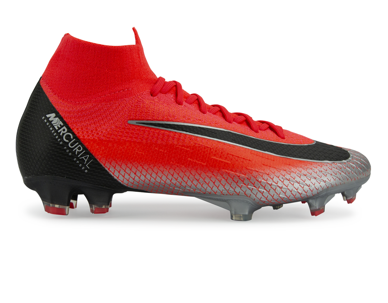 Nike Men s Mercurial CR7 Superfly 6 Elite FG Bright Crimson Black
