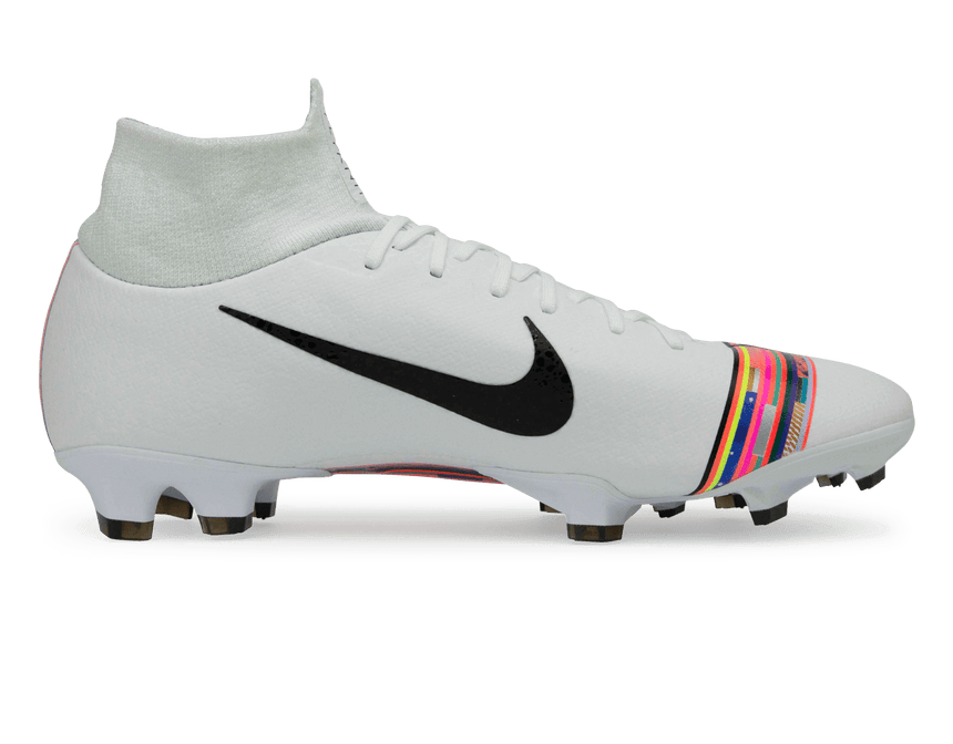Nike Men's Mercurial Superfly 6 Pro FG White/Black/Pure Platinum