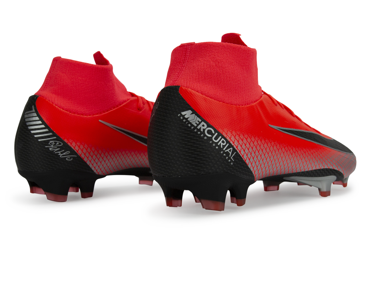 Nike Men's Mercurial CR7 Superfly 6 Pro FG Bright Crimson/Black