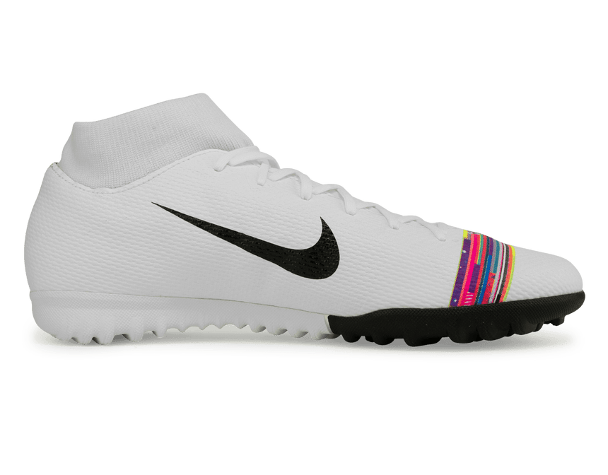 Nike Men's Mercurial Superfly 6 Academy Turf Soccer Shoes White