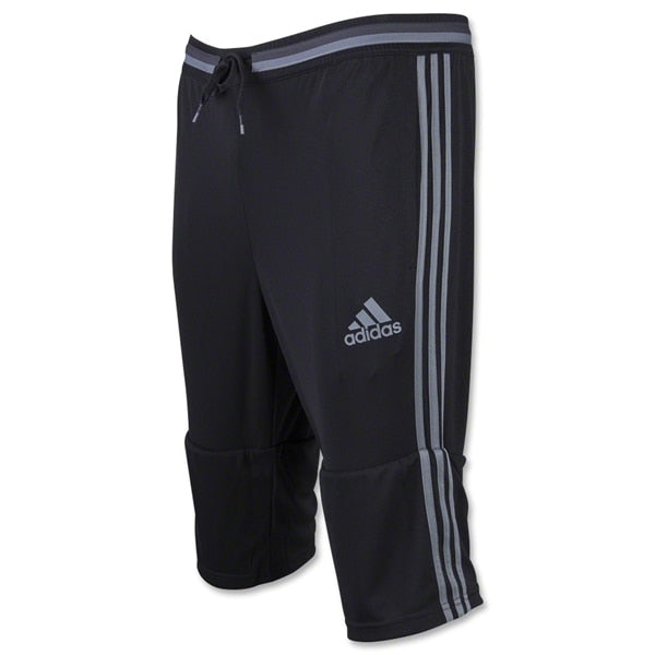 adidas Men's 3/4 Training Pants Black Azteca Soccer