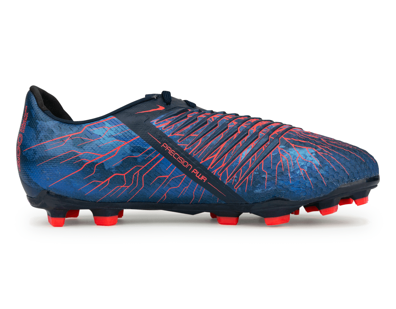 Nike Kids PhantomVNM Elite DF FG Obsidian White Black Racer Blue 4