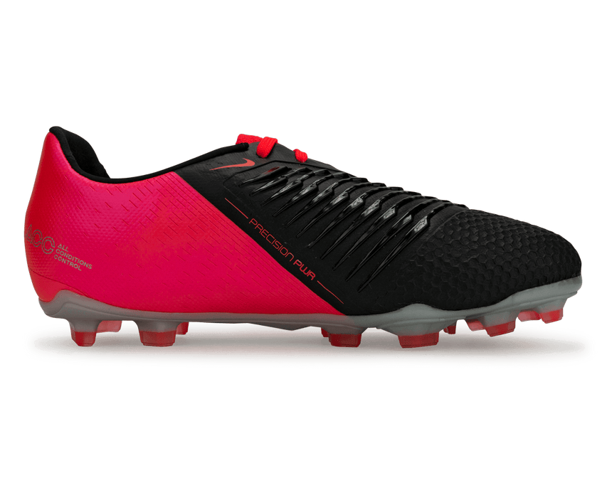 Nike Kids PhantomVNM Elite FG Laser CrimsonMetallic Silver/Black
